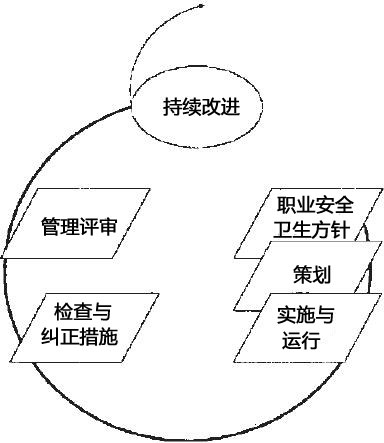 图2　成功的职业安全卫生管理体系运行模式